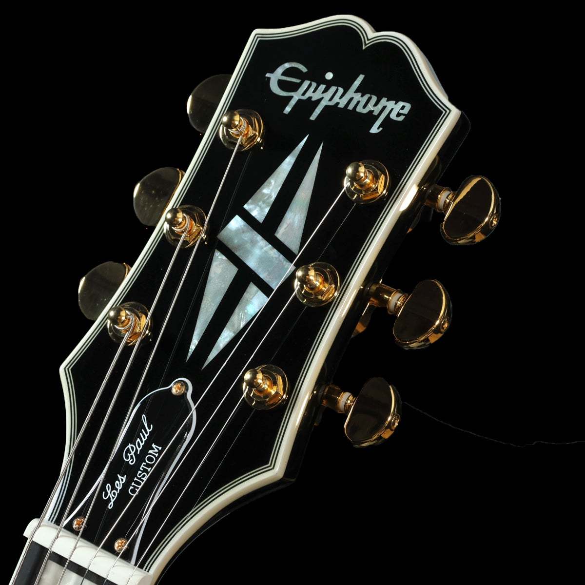 Epiphone Inspired by Gibson Les Paul Custom Ebony 【2ND品