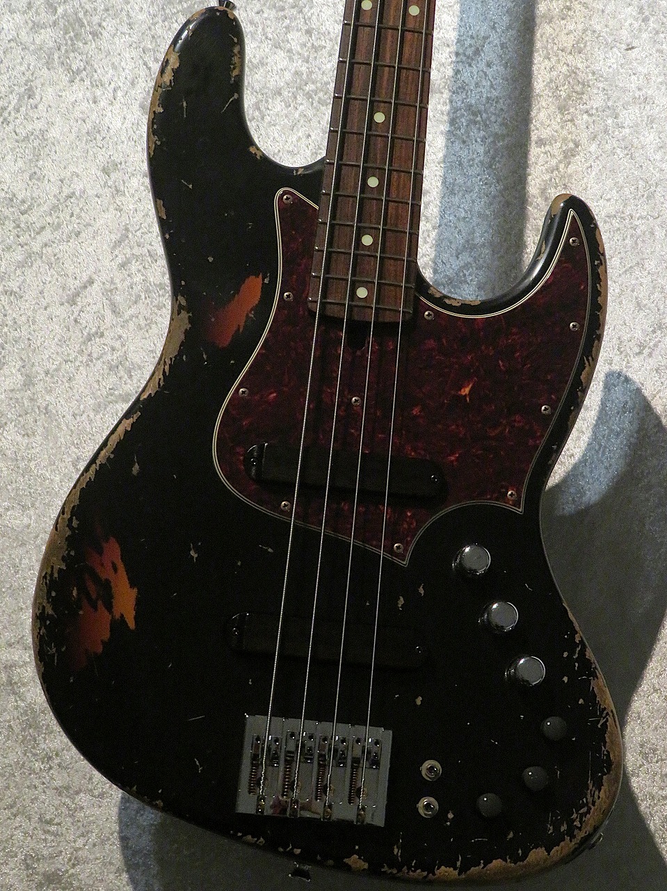 ベース xotic xj-1t Xotic XJ-1T 4st Alder/R -Black over 3TB MH- #3416【Raw Vintage P.U