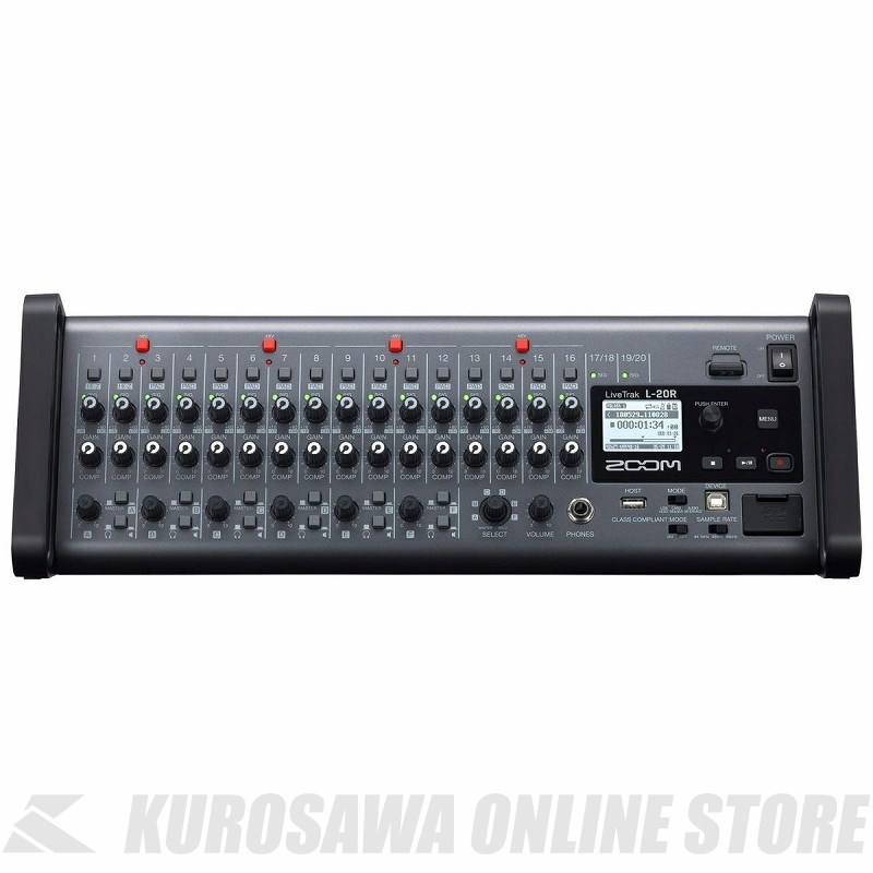 ZOOM LiveTrak L-20R 【デジタルミキサー／MTR】（新品）【楽器検索