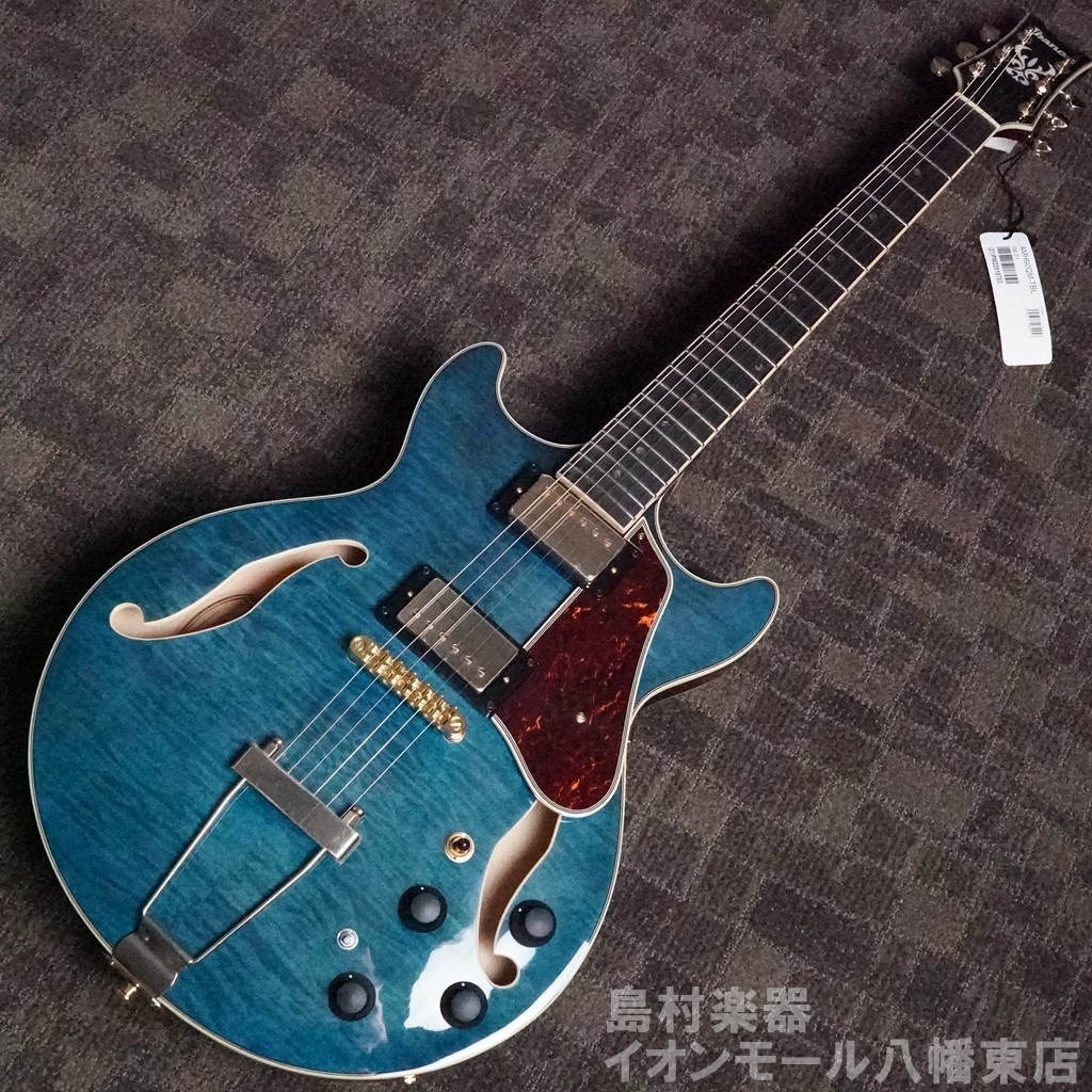 シングルコ Ibanez アイバニーズ AMH90QM Trance Blue (TBL) トランス