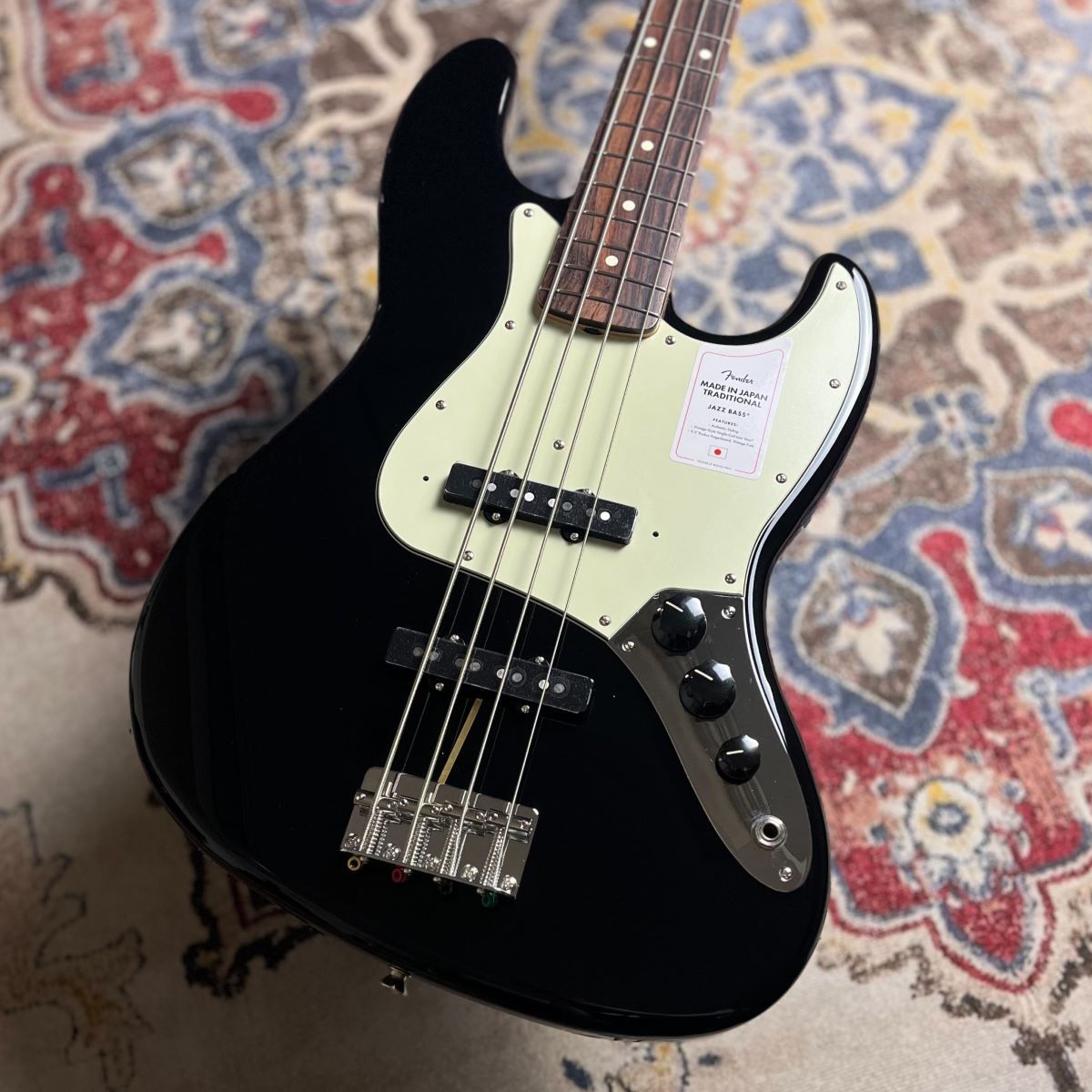 Fender Made in Japan Traditional 60s Jazz Bass Rosewood Fingerboard Black  エレキベース ジャズベース（新品/送料無料）【楽器検索デジマート】