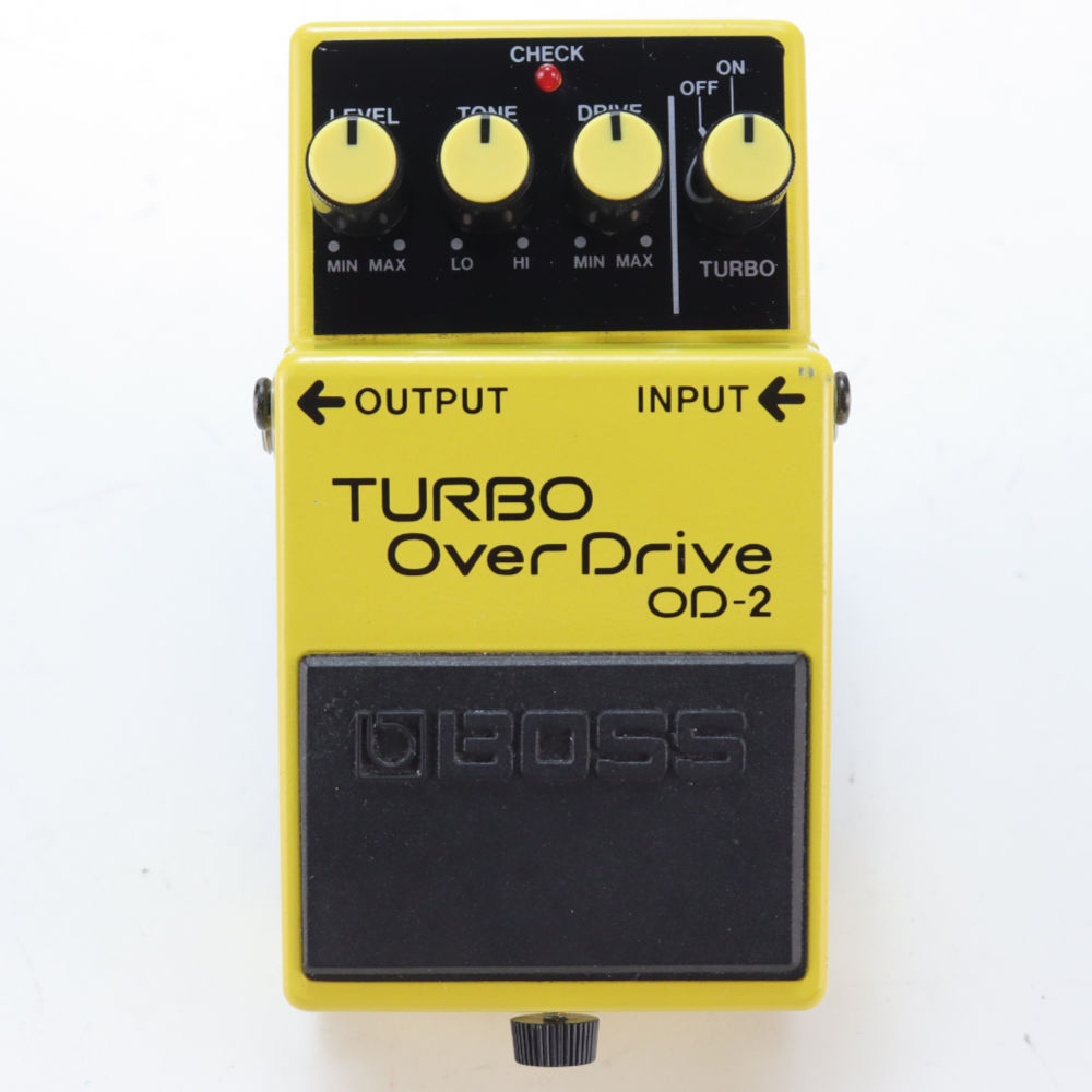 BOSS OD2 ターボオーバードライブ　日本製　ヴィンテージエフェクター BOSS 【中古】ターボオーバードライブ エフェクター BOSS OD-2 TURBO