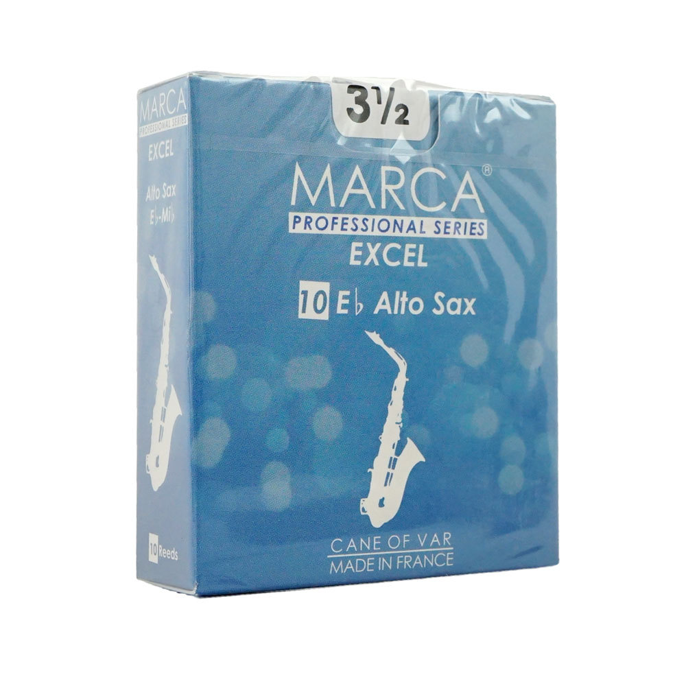 MARCA EXCEL アルトサックス リード [3.1/2] 10枚入り（新品/送料無料