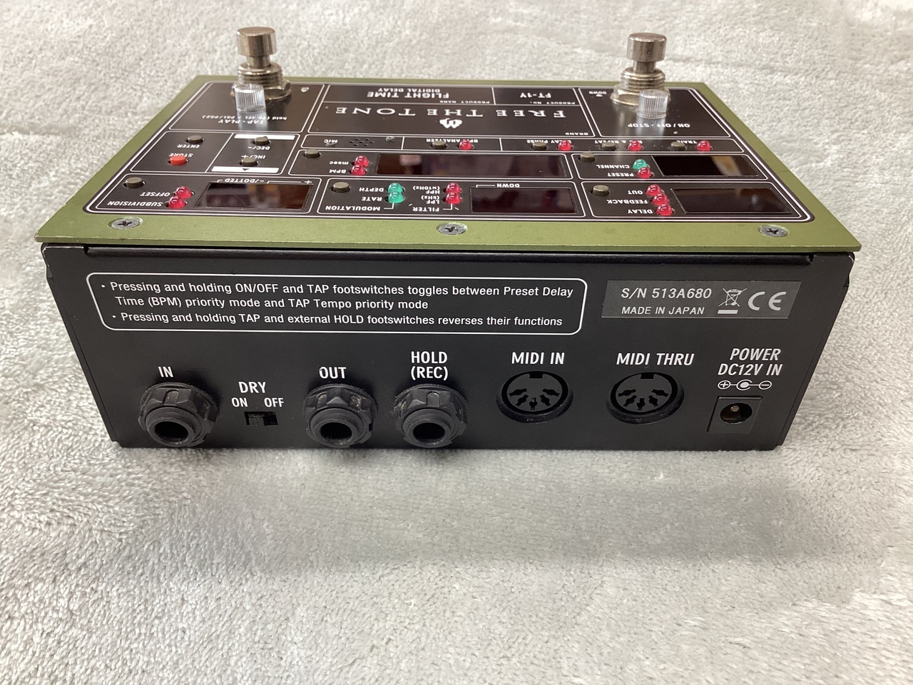 Free The Tone FLIGHT TIME / FT-1Y DIGITAL DELAY（中古）【楽器検索