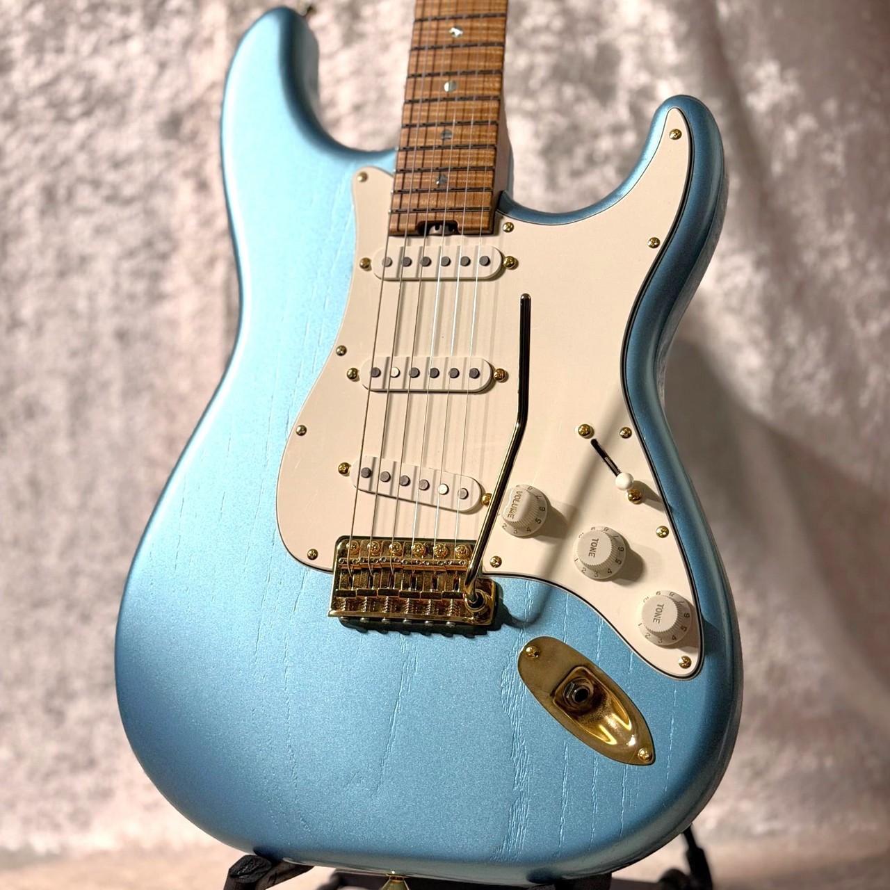 【本金彩・手描き】スペイン製 Estil Artur ヴィンテージ 磁器製象 infinite Trad Fullsize ST ~MIYAKO Ice Metallic Blue~ #2278【3.32kg