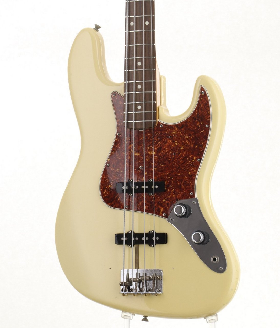 Fender American Vintage 62 Jazz Bass 2Knobs Vintage White 