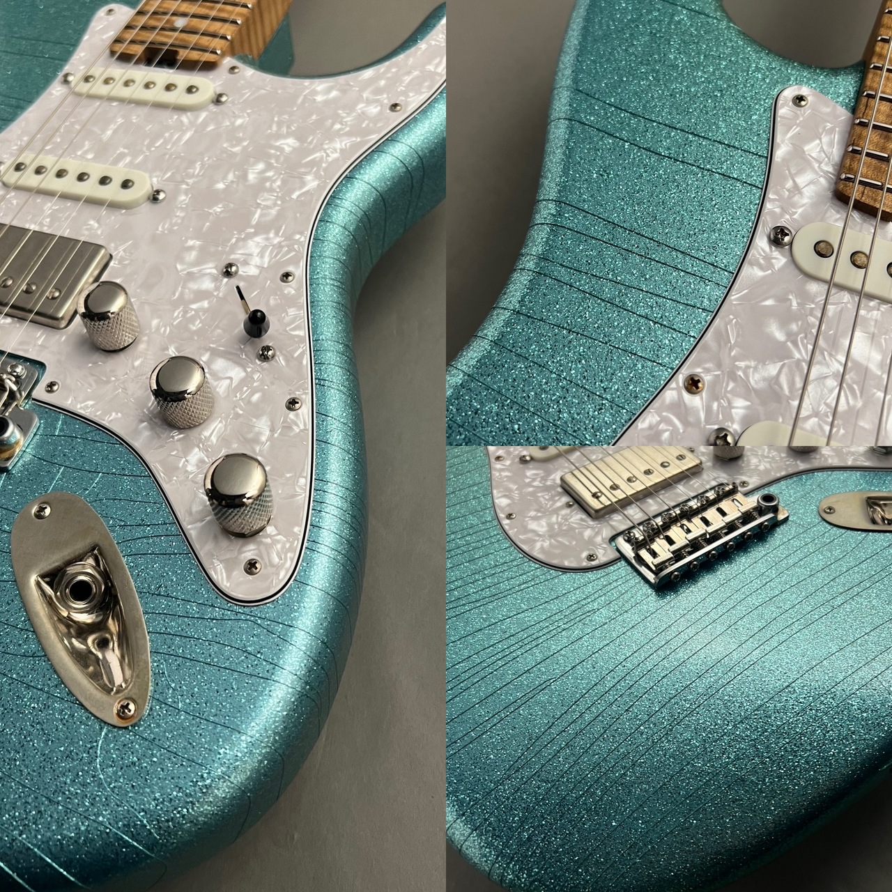 Iconic Custom Guitar Vintage Modern 62 S-HR Light Aged Ice Blue 