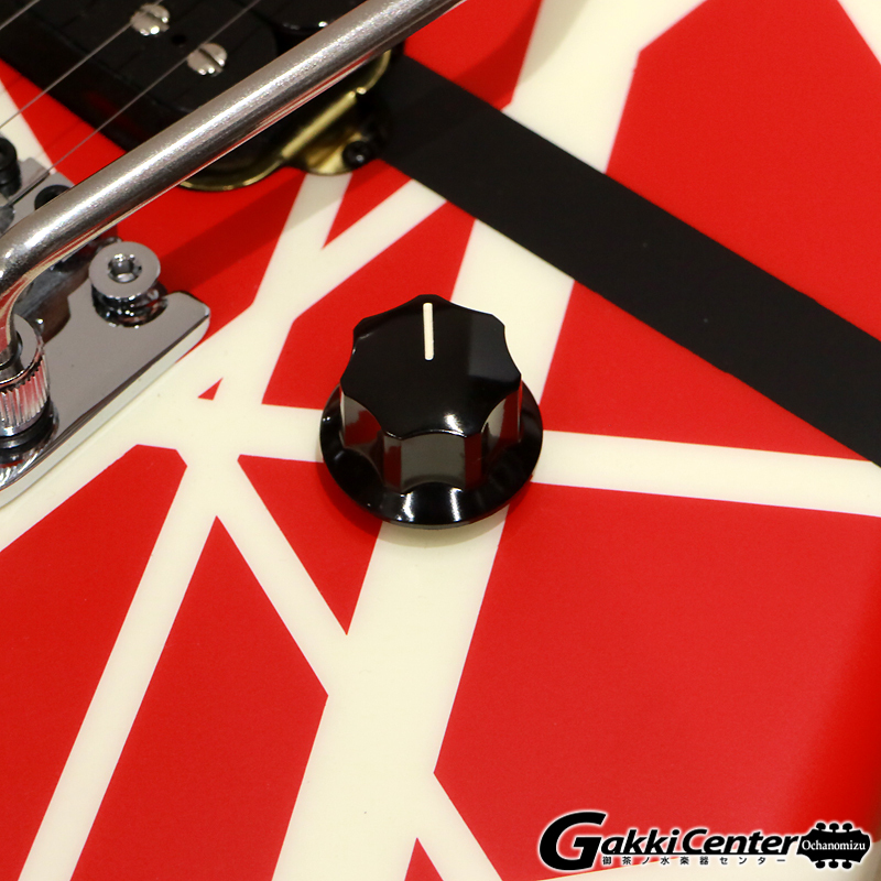 EVH Striped Series 5150, Maple Fingerboard, Red with Black and