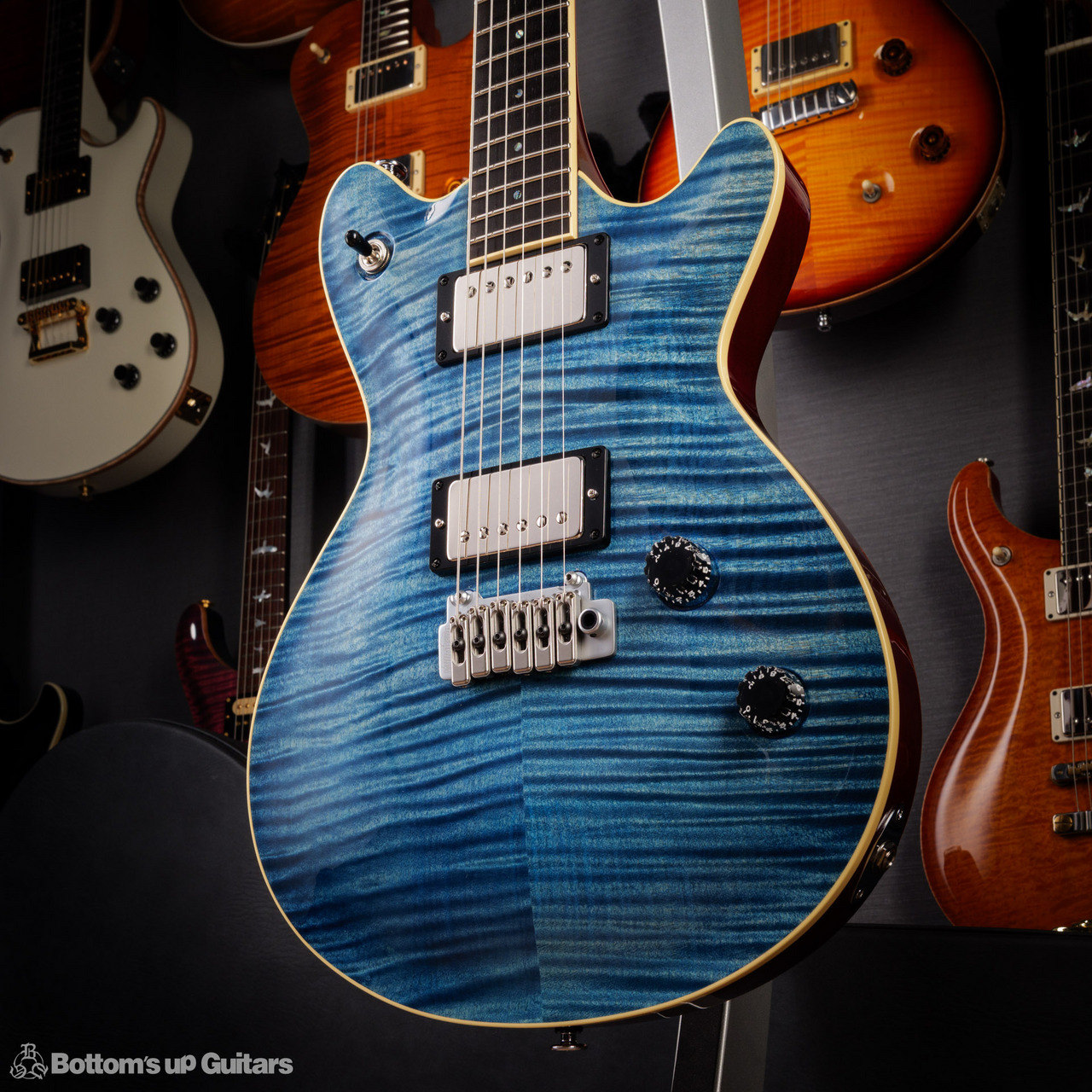 T's Guitars 2022年製 Arc Standard Flame Maple Top - Arctic Blue
