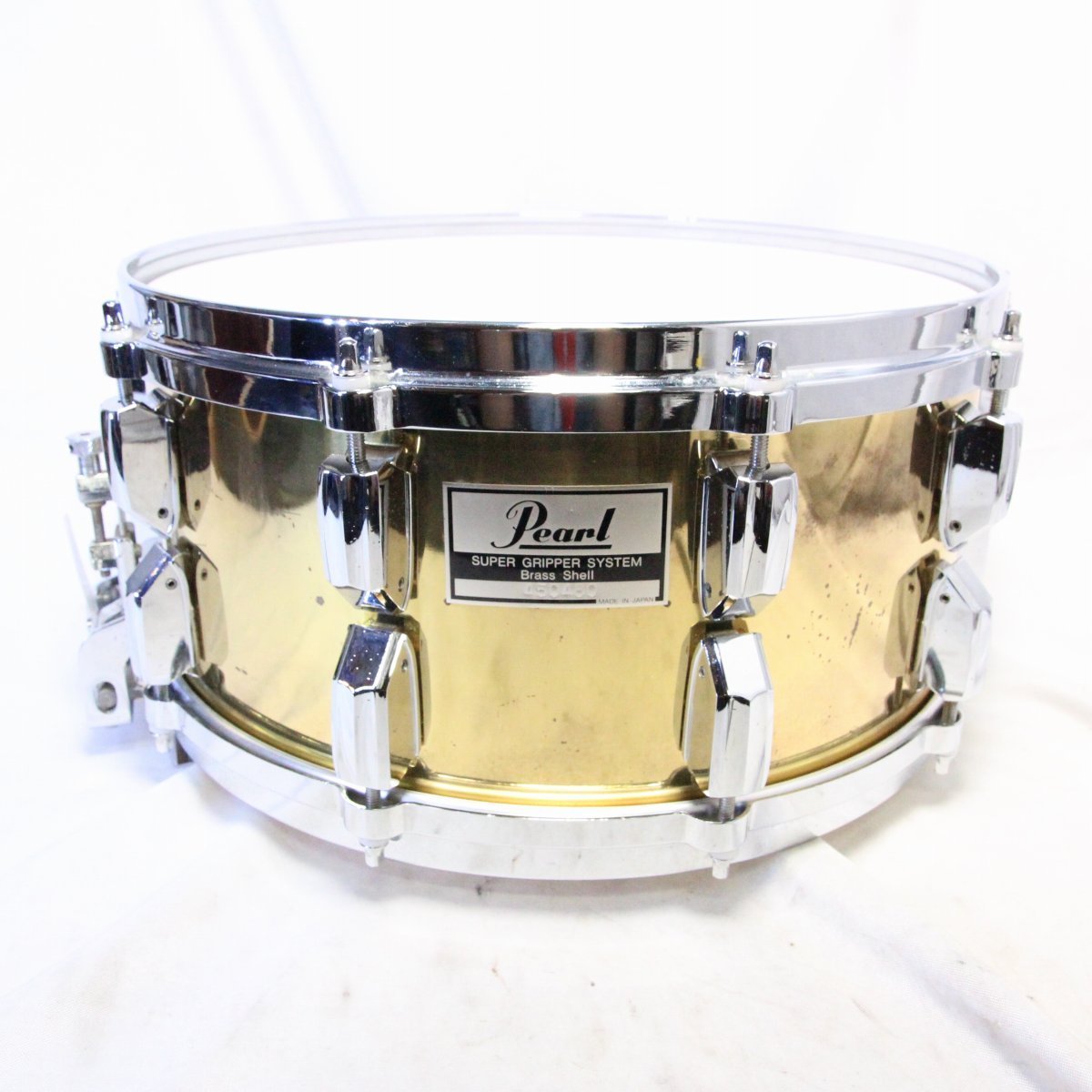 【14p美品】セオレムパール Pearl STB1465 Sensitone ブラス スネアドラム 14″x6.5″ ソニックス