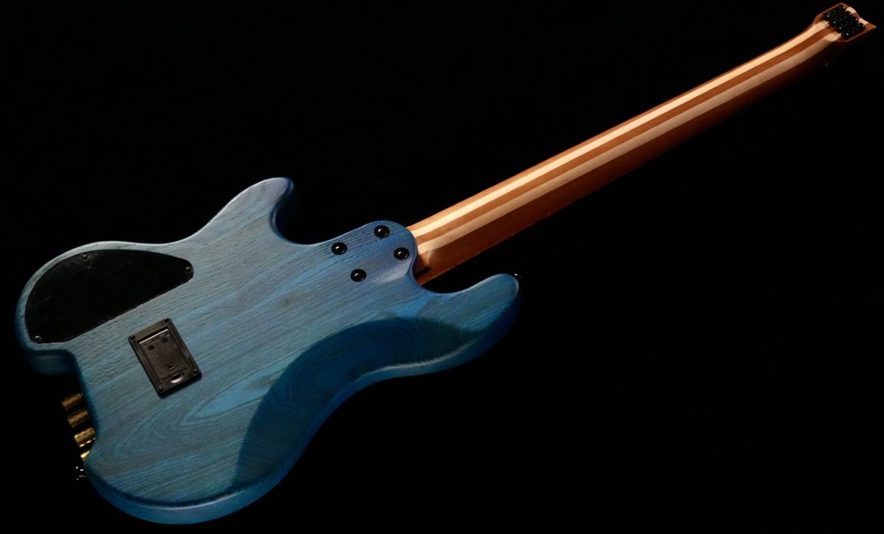 Sfida SHB-800 Blue/エレキベース ヘッドレス アッシュボディ（新品
