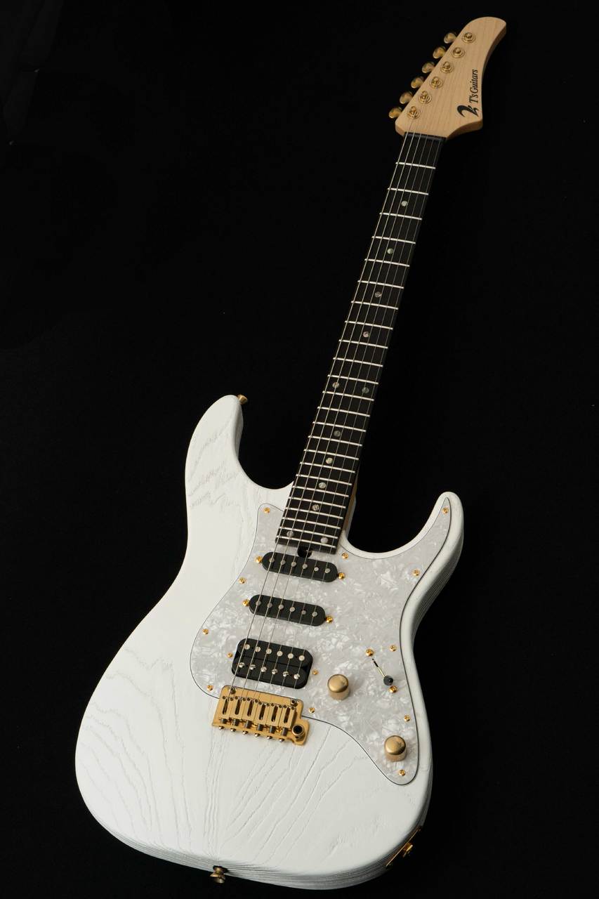 T's Guitars DST Pro 24 Ebony -Steps White Mat-（新品/送料無料