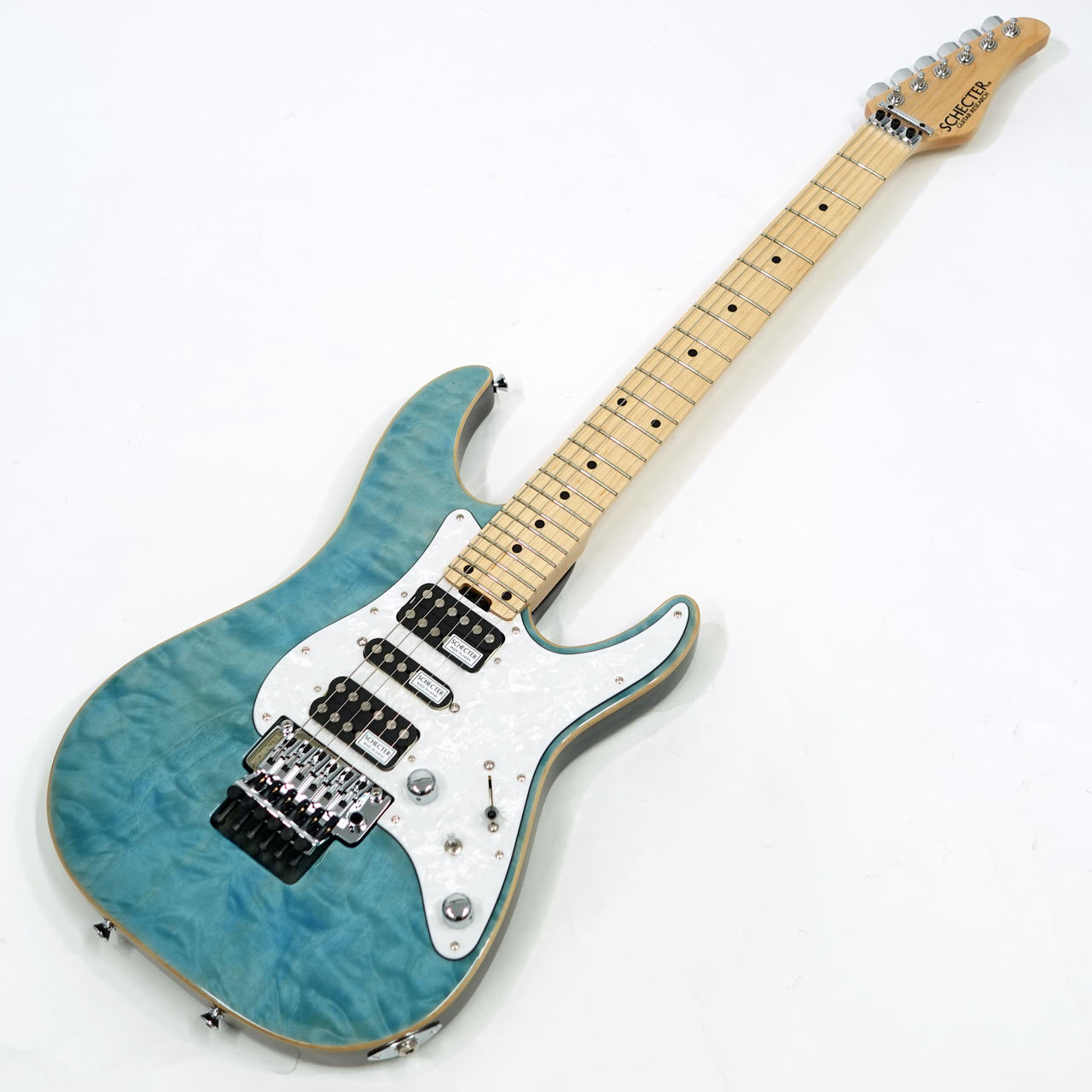 SCHECTER SD-2-24-AL / Aqua Blue / Maple Fingerboard（新品/送料無料