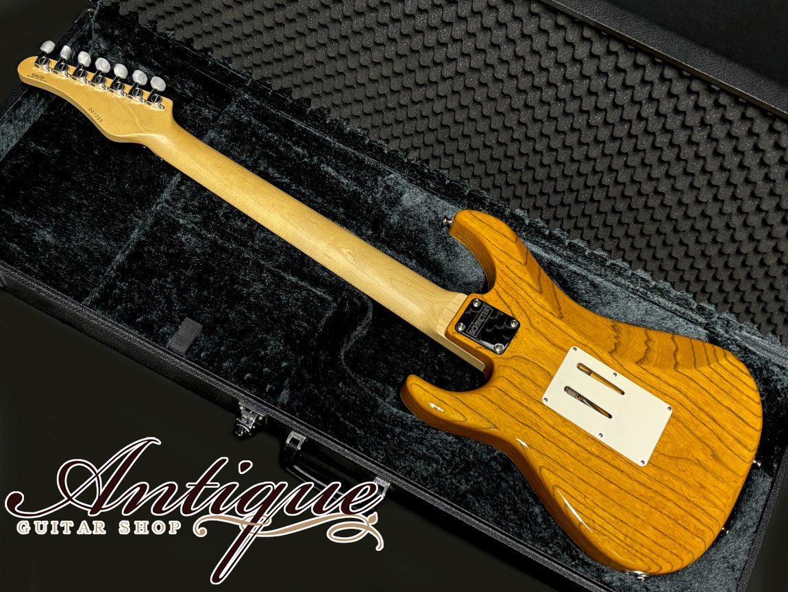 SCHECTER EX-5-24-7ST-CTM 2020 Amber /Q-Maple&S-Ash Body /H