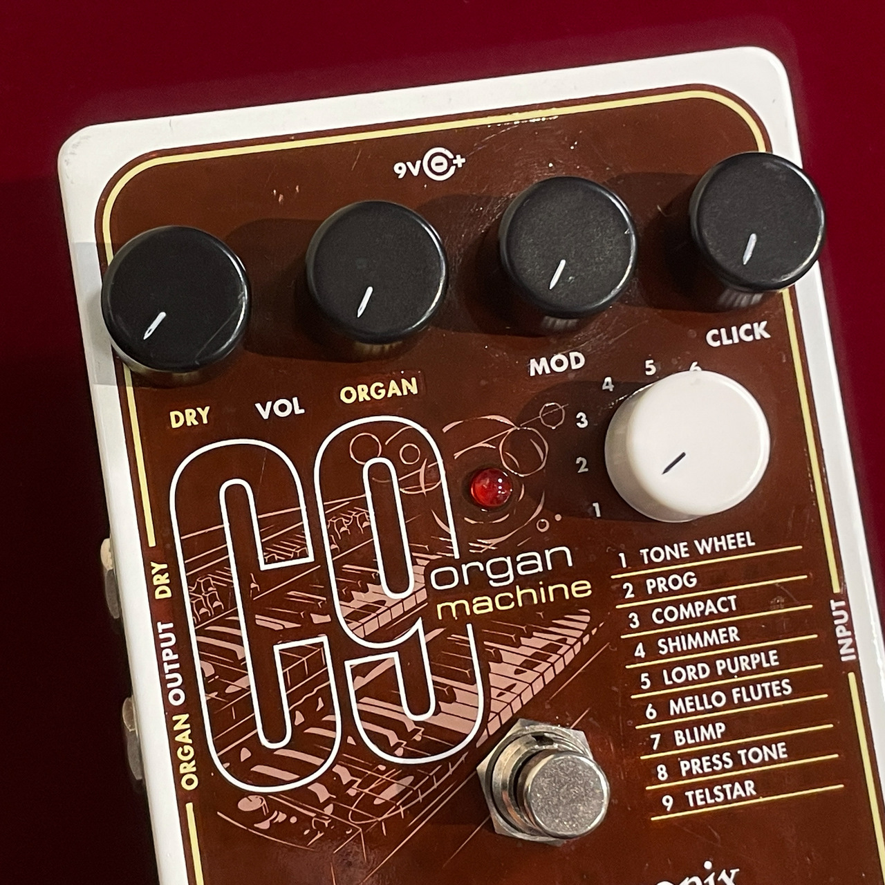 Electro Harmonix C9 Organ Machine 中古品 Electro-Harmonix C9 Modulation Guitar Effect Pedal for sale