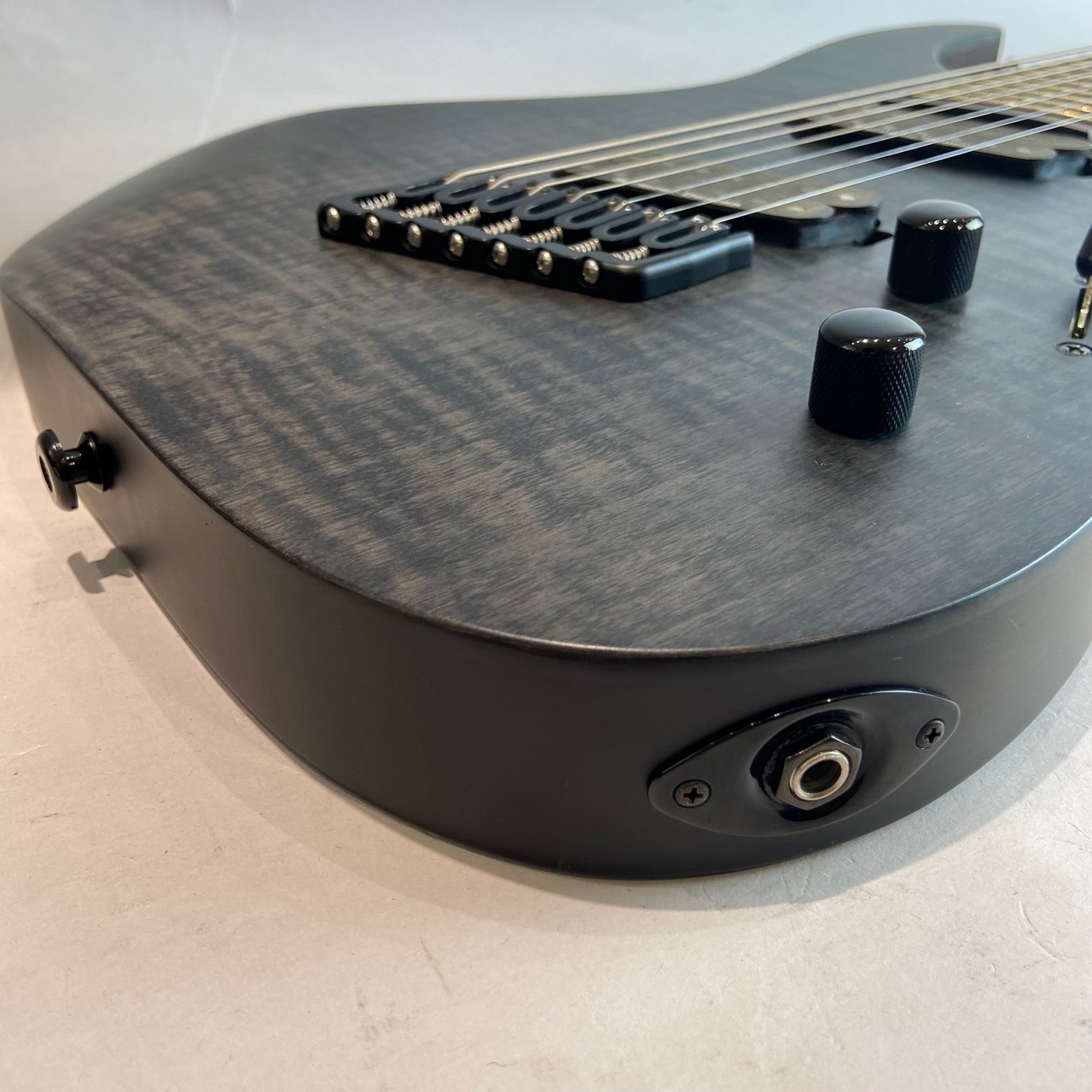 LTD M-1007 MULTI-SCALE See Thru Black Satin 7弦ギター