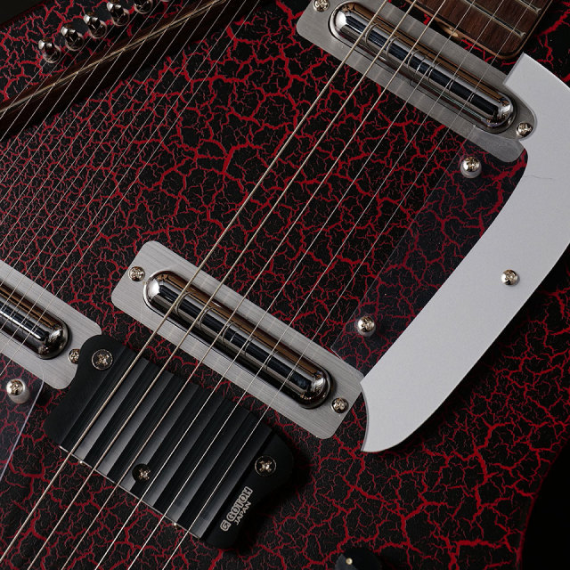 STARS Guitar Sitar (Red) エレクトリック ギター シタール