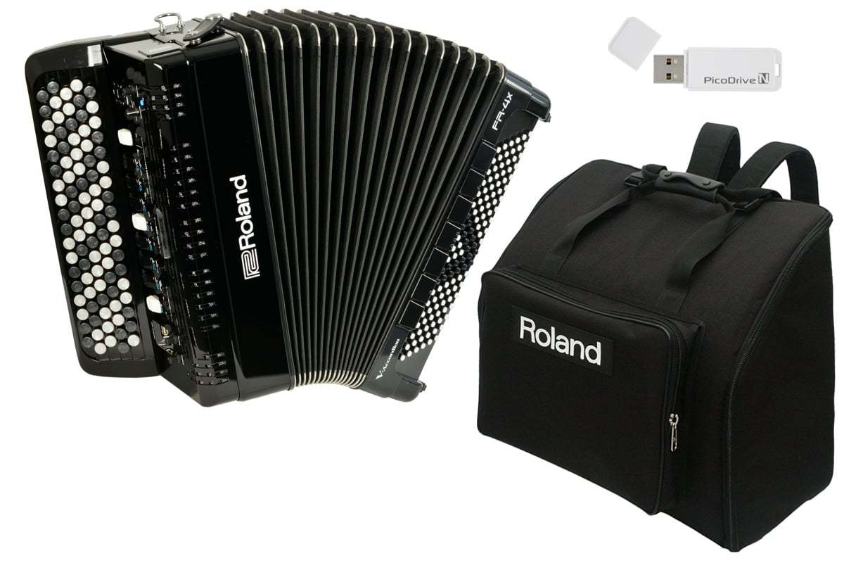 Roland V-Accordion FR-4XB BK【純正ケース BAG-FR-3 セット