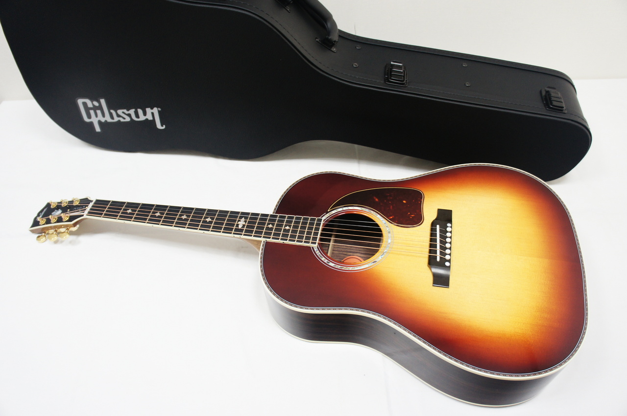 gibson  j45 deluxe rosewood burstSlimTaper