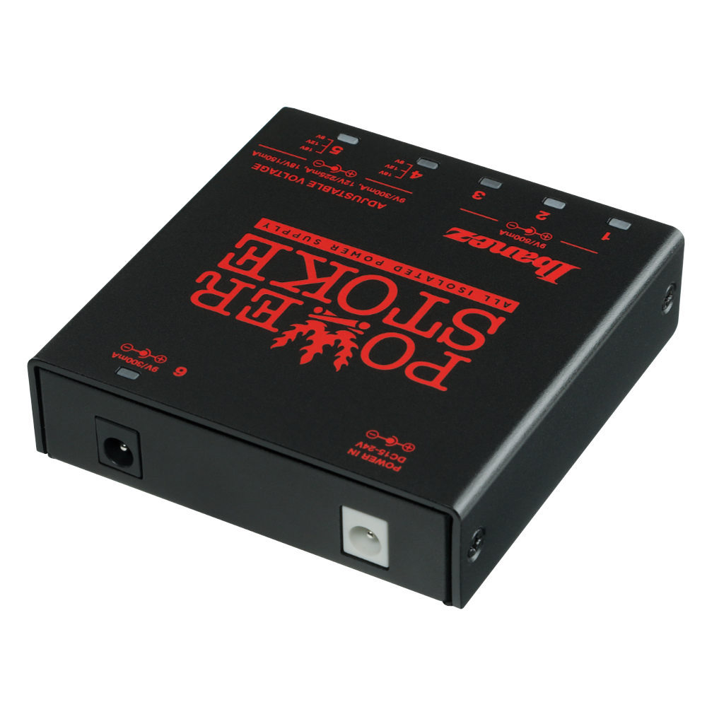 Ibanez POWER STOKE PWRS6 パワーサプライ Ibanez PWRS6｜自在な電源管理を実現する可変出力対応のパワー