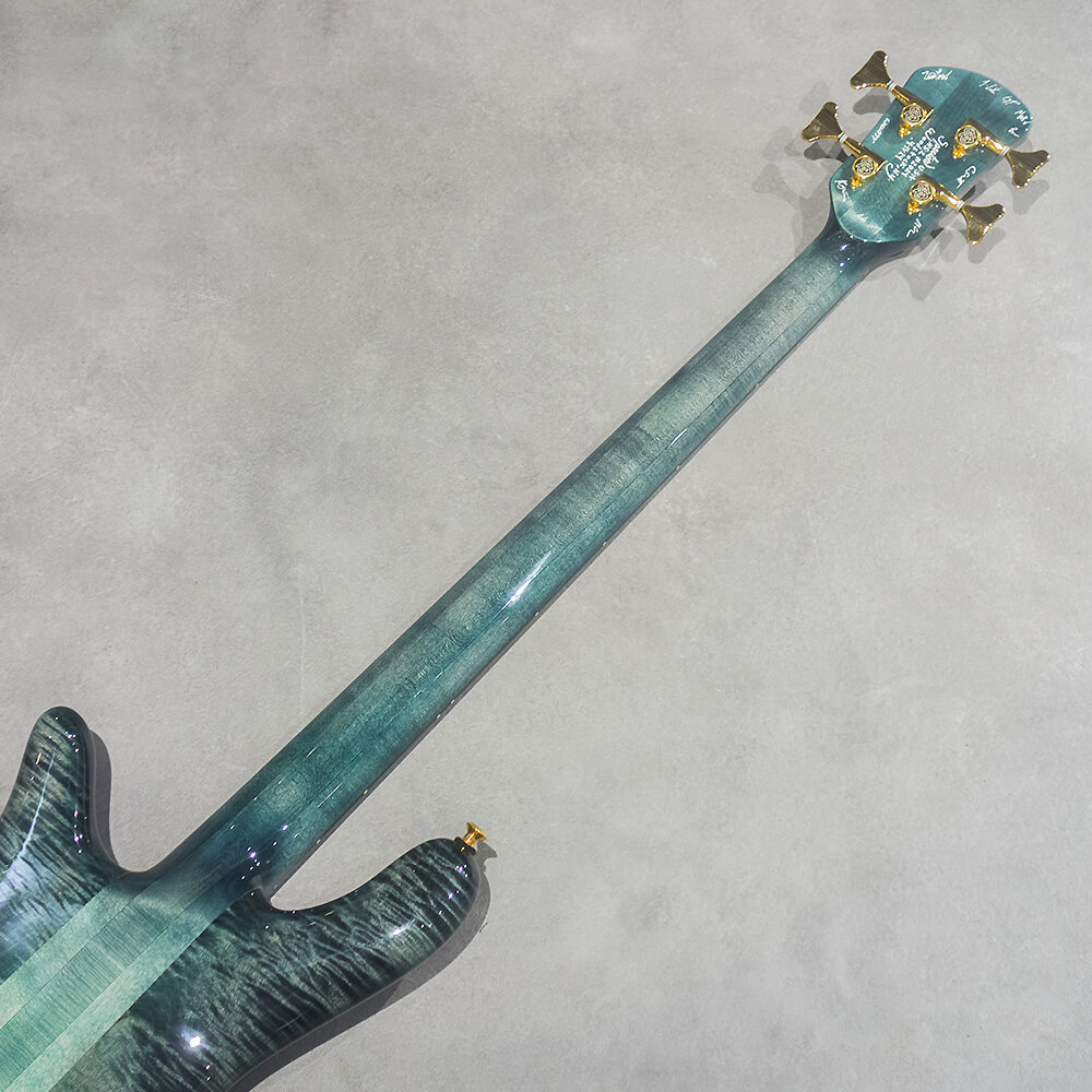 Spector NS-2 QM/SW M/EB EMG PJ Green Black Fade High Gloss【分割48