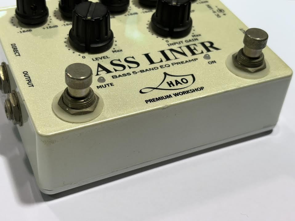 HAO BASS LINER Pearl White ベース用プリアンプ（中古/送料無料