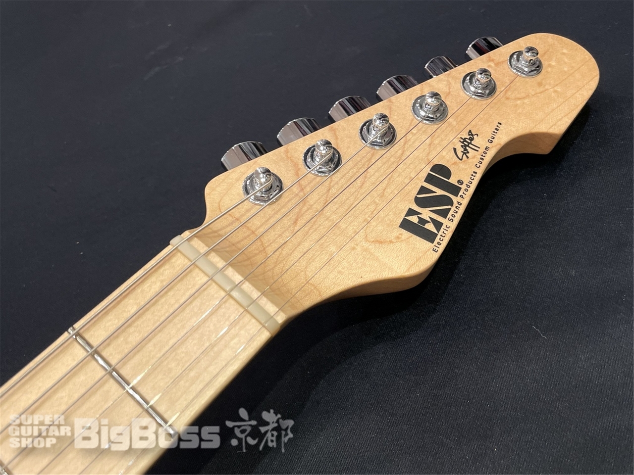 ESP SNAPPER-CTM-FM/M / See Thru Black w/White Pearl Black（新品 