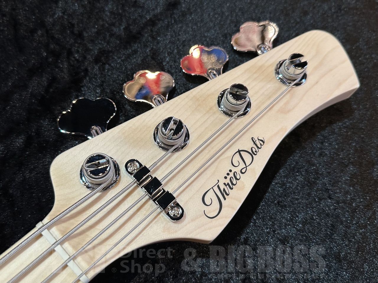 Three Dots Guitars JB Ash/Maple 【Trans White】（新品/送料無料