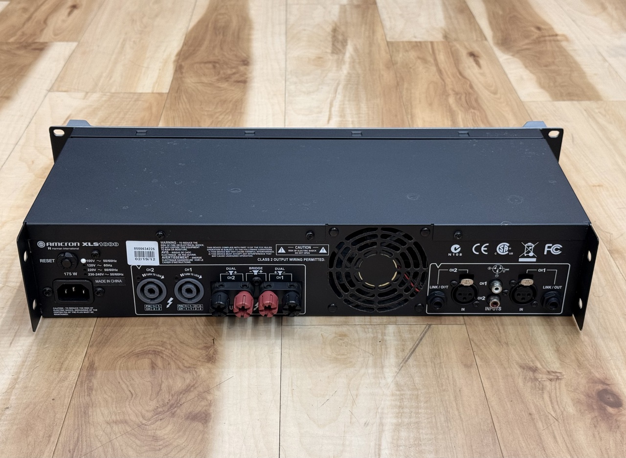 Amcron XLS1000 パワーアンプ その①