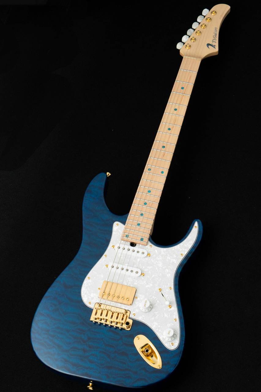 T's Guitars DST-Classic 24 w/Master Grade Quilt Maple -Trans Blue