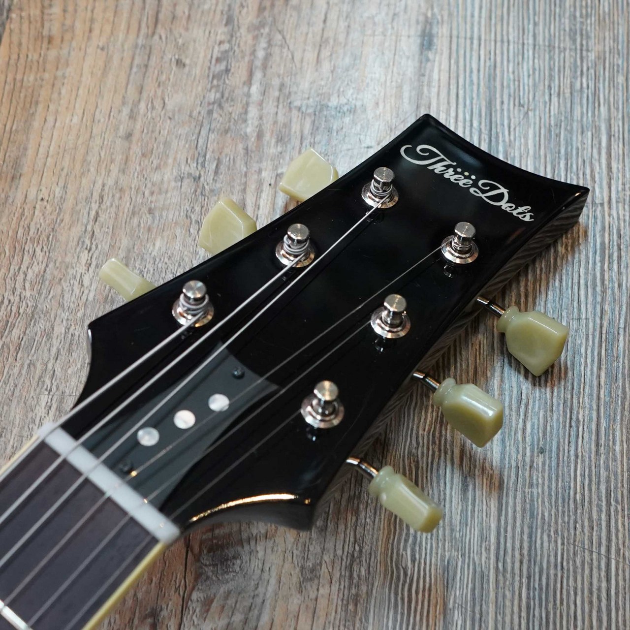 Three Dots Guitars SH Ebony Black（中古）【楽器検索デジマート】