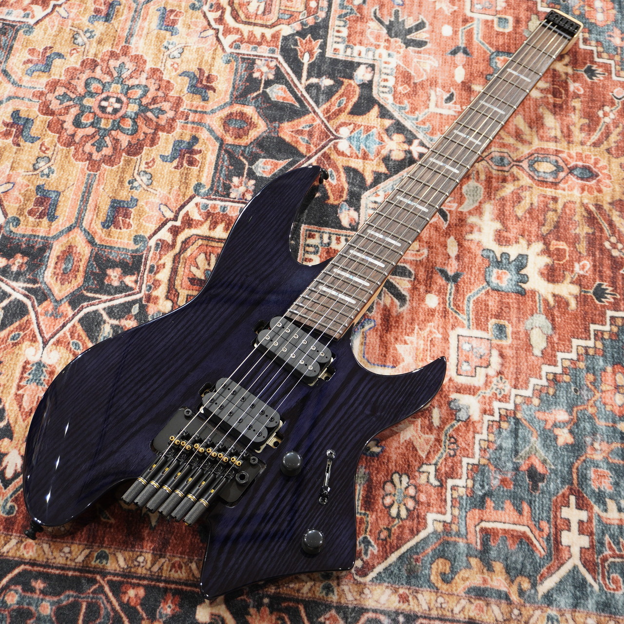 Sire Larry Carlton X6 6-String Headless TBK (Transparent Black