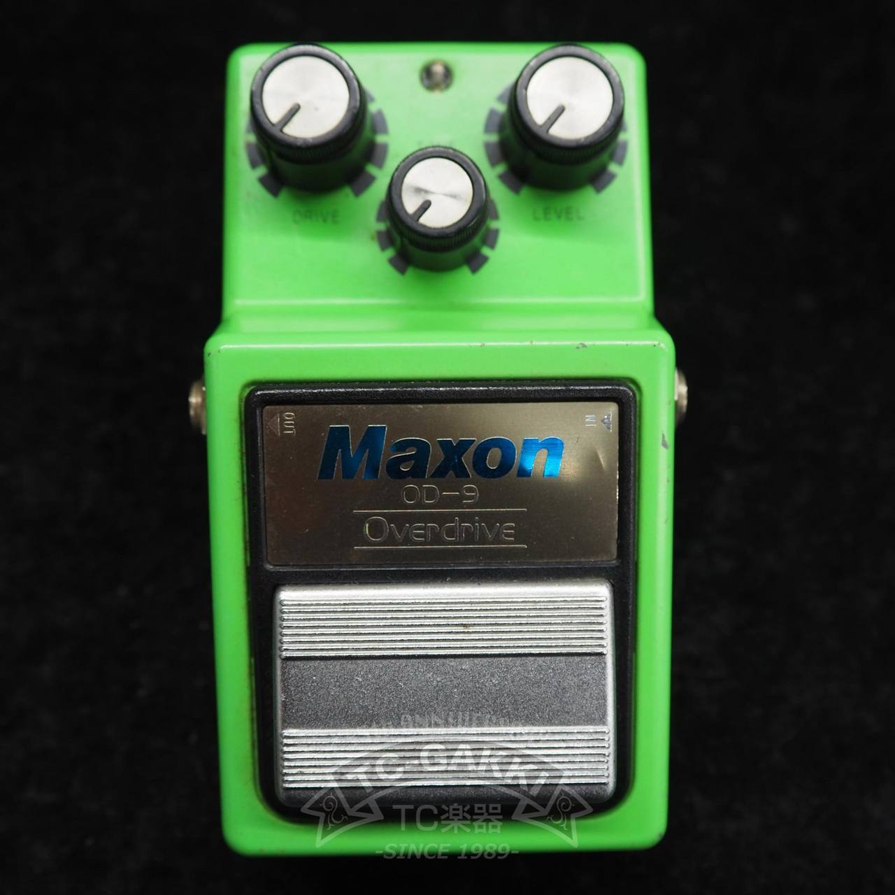 Maxon OD-9 Overdrive (Black Label/JRC4558D)（ビンテージ）【楽器
