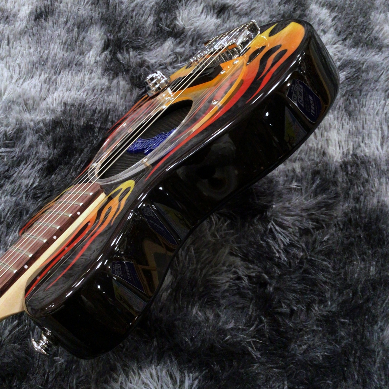 希少 ビンテージ　ピグノーズ　Pignose エレキギター ファイヤーパターン 希少 ビンテージ ピグノーズ Pignose エレキギター ファイヤー