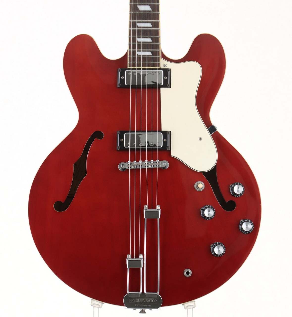 リオハナス レッド1本 ホワイト2本 合計3本 Epiphone Riviera Reissue Cherry 2003年製【3.34kg】【S/N:R03F0184