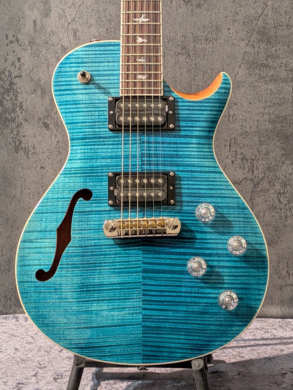 はちわれ【希少】Atlas バショウカジキ インレイ PRSタイプ Paul Reed Smith(PRS) 【爽快極上ストライプ!!】SE Zach Myers Semi