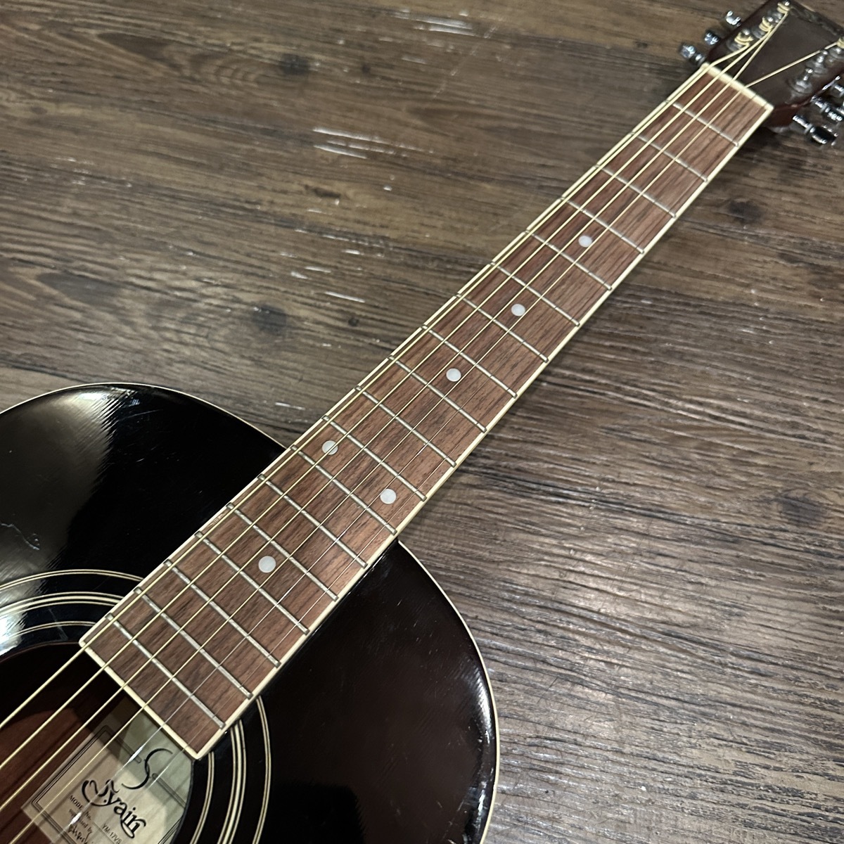 S.Yairi アコースティックギター  YM-17 BK ヤイリ S.Yairi YM-17 VS エレアコ仕様 ミニギター Sケース付 中古