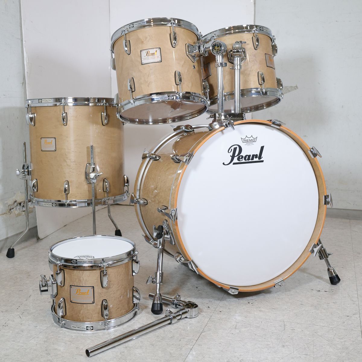 Pearl Zenithal Resonator Birds Eye 5PCS Drum Set 10/12/13/16/22