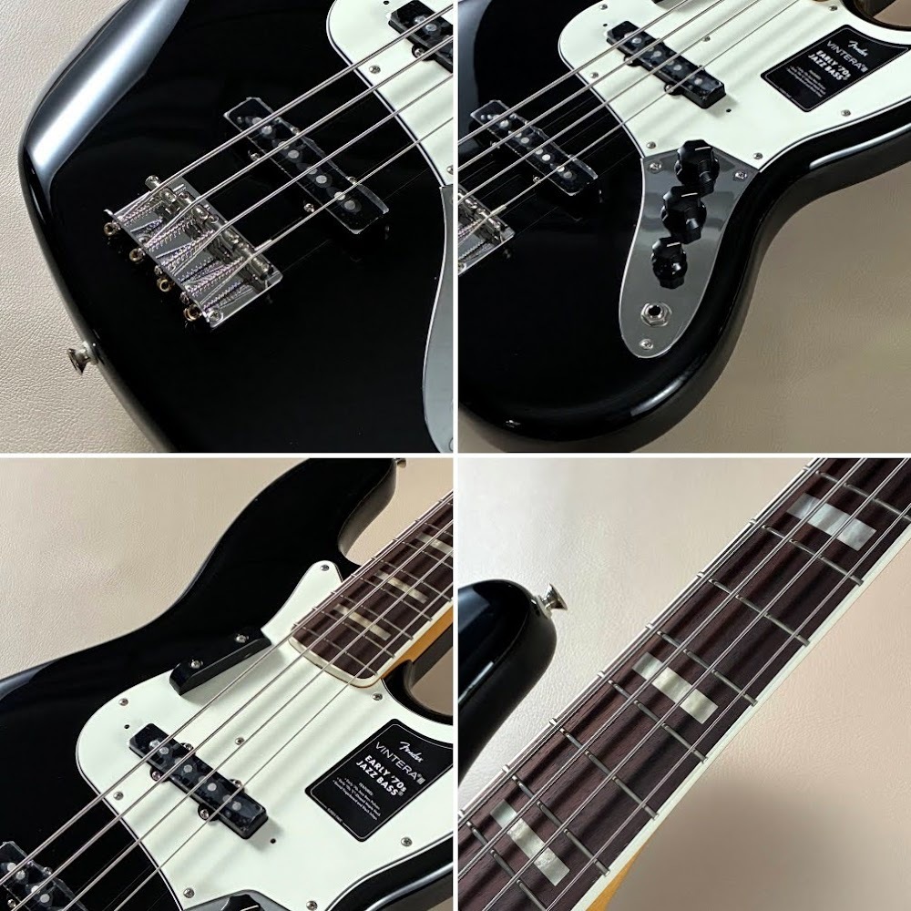 Fender Vintera III Early '70s Jazz Bass / Black 【S/N MX25144007