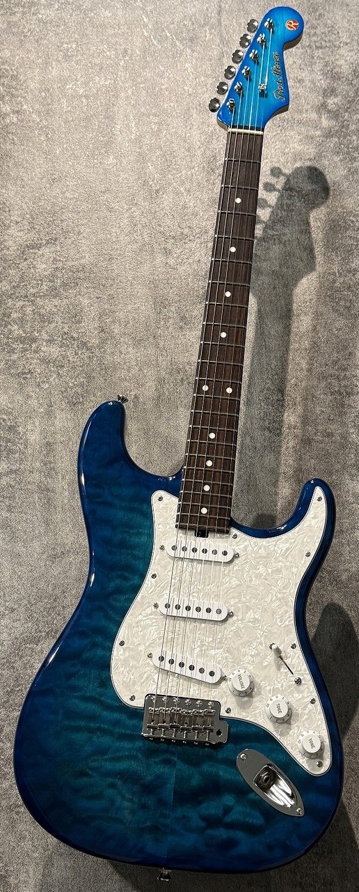 RY GUITAR キルトメイプルトップ Trans Denim オールラッカー RY