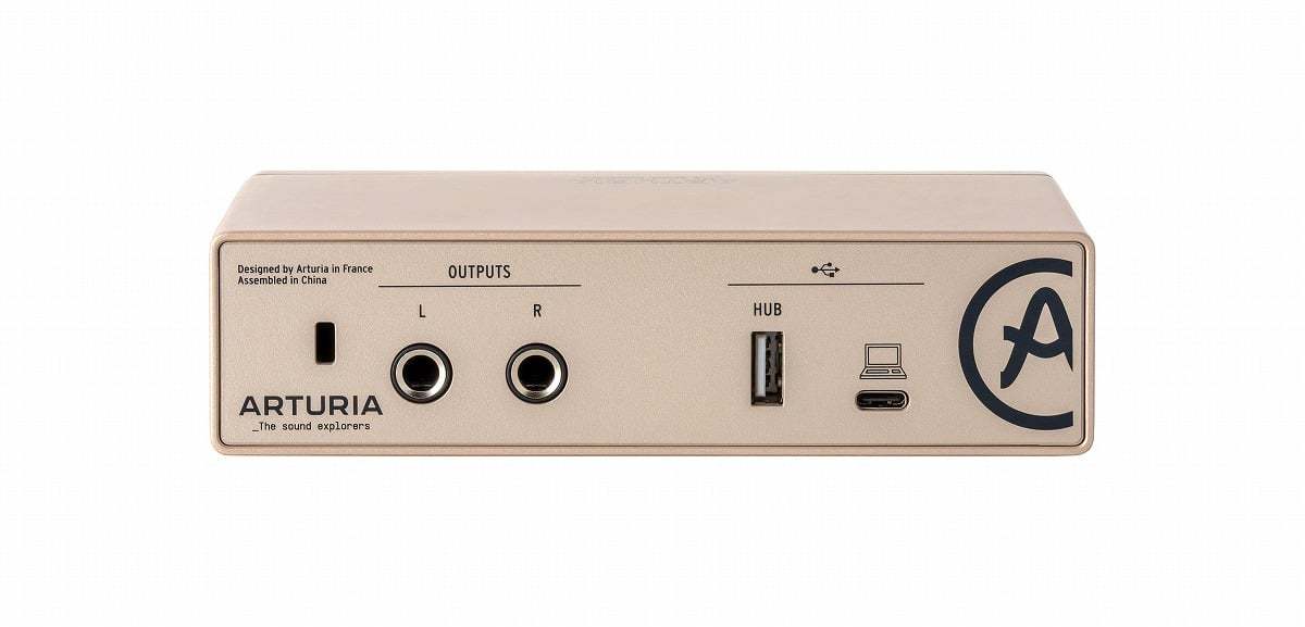 Arturia MiniFuse 1 Champagne 1イン/2アウト USB-C オーディオ