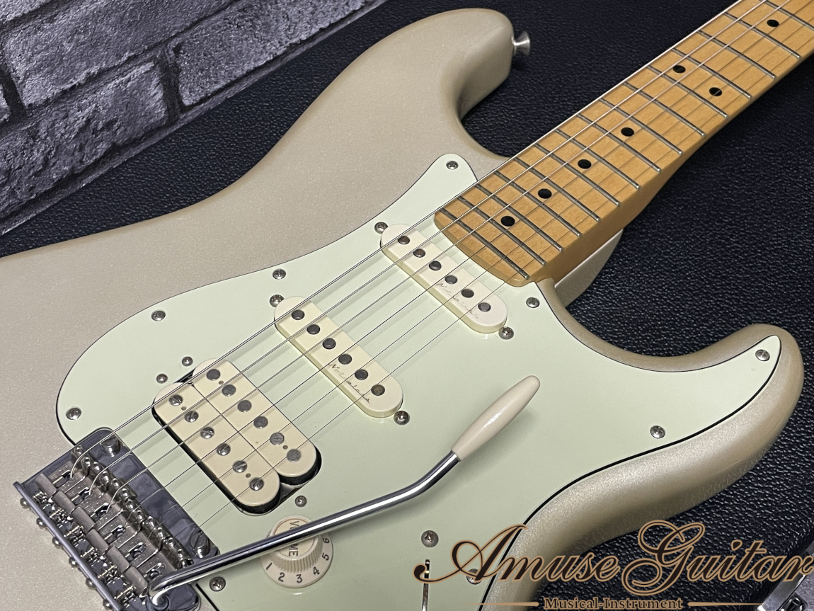 Fender Mexico Deluxe Stratocaster HSS # Blizzard Pearl with Maple