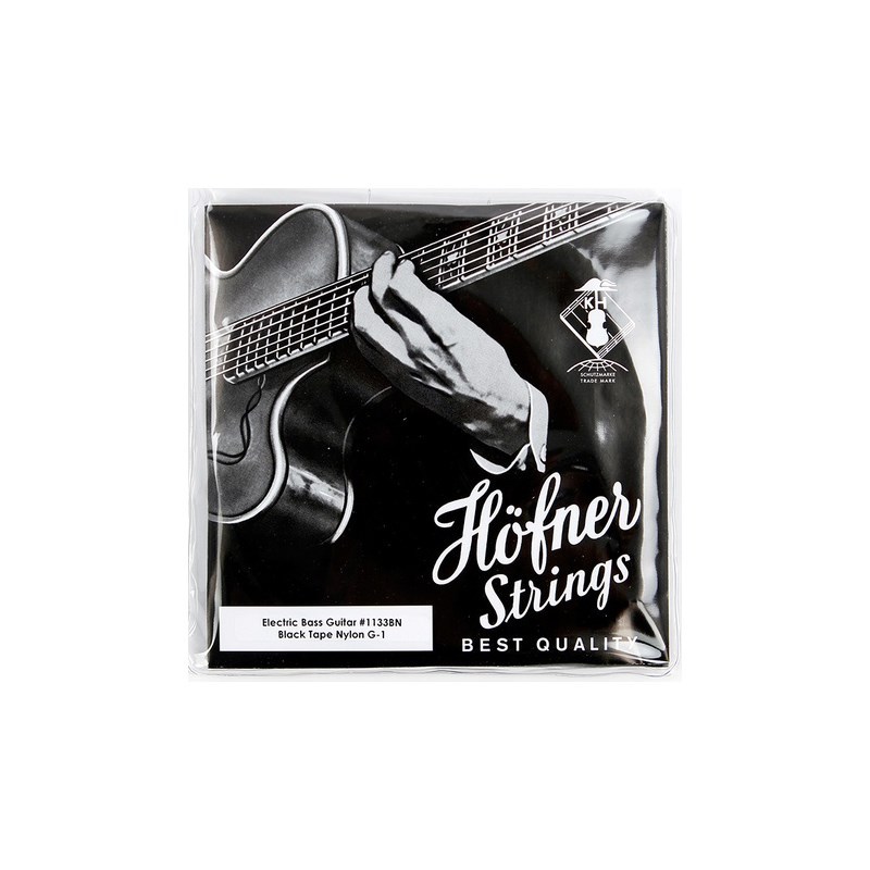 Hofner Bass Strings Black Nylon [H1133BN]（新品）【楽器検索デジマート】