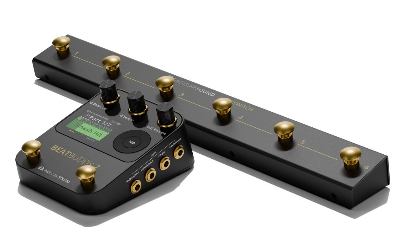 Singular Sound BEATBUDDY 2 + SuperSwitch 専用フットスイッチ同時