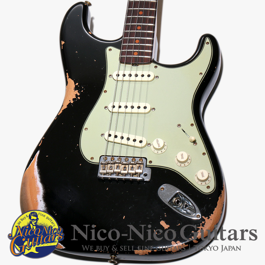 Fender Custom Shop 2022 1960 Stratocaster Heavy Relic (Aged Black