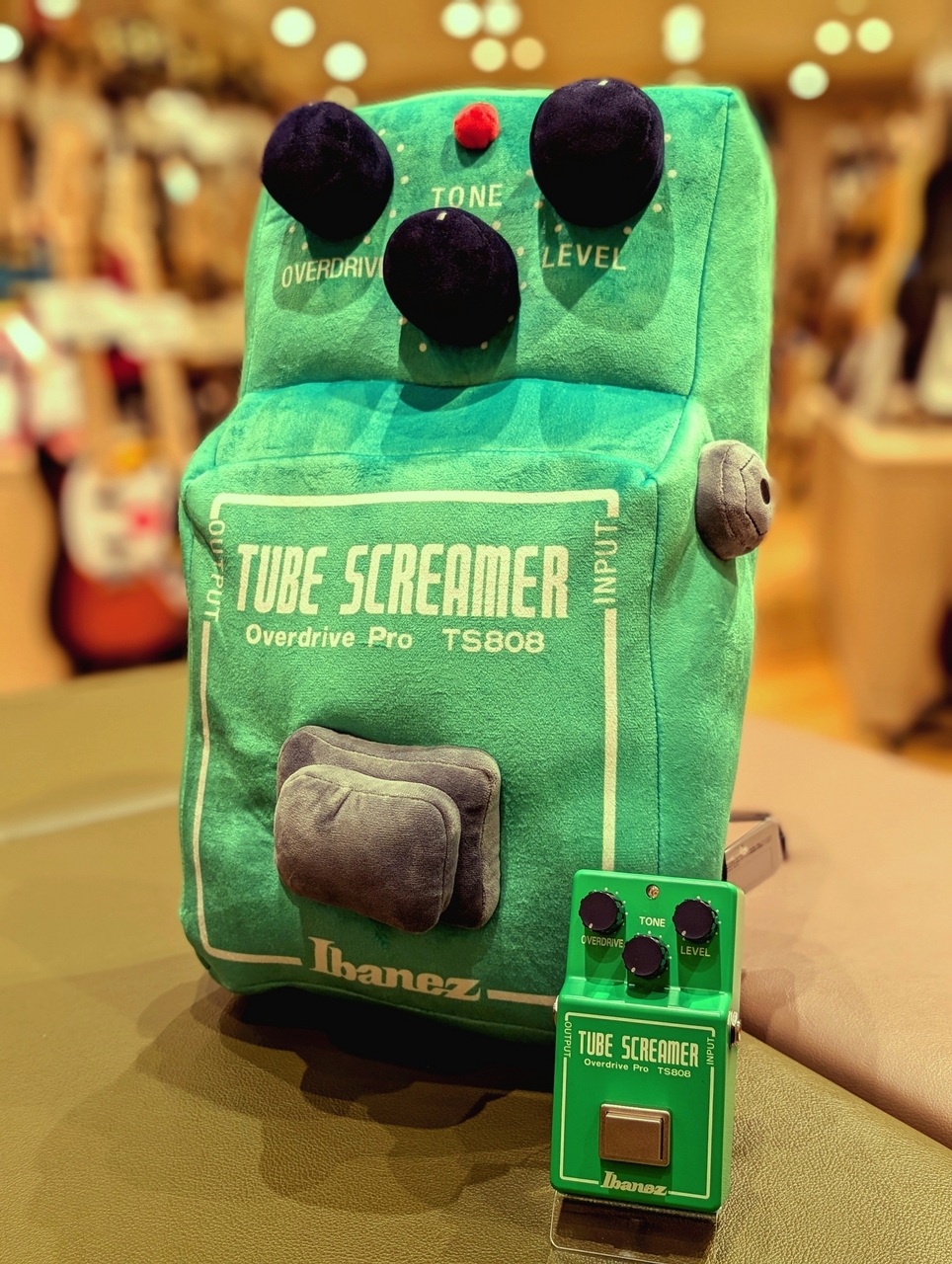 Ibanez TSMAXI001 ts808 ぬいぐるみ Ibanez TUBE SCREAMER Stuffed Toy 