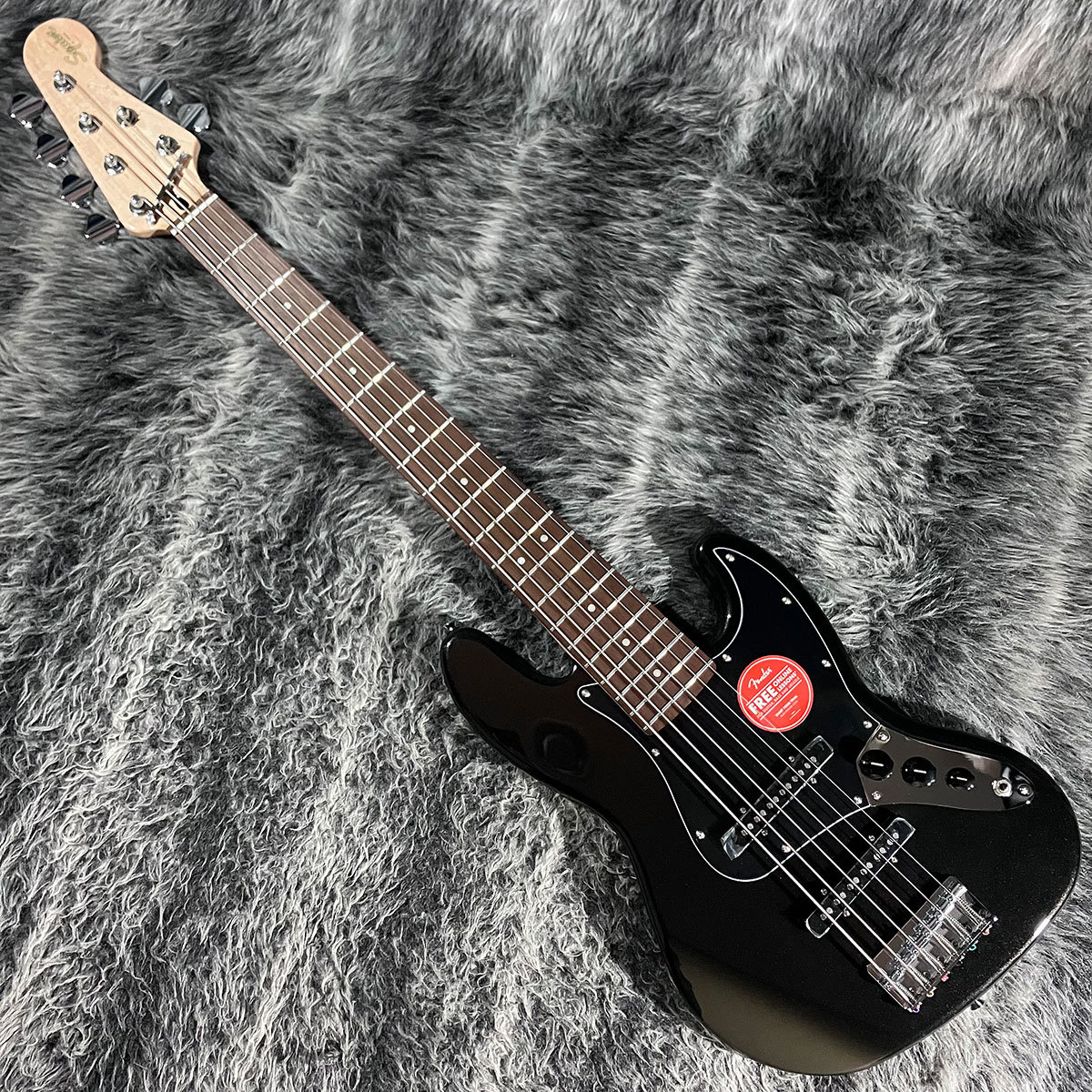 Squier by Fender Affinity Series Jazz Bass VI Black Metallic（B級