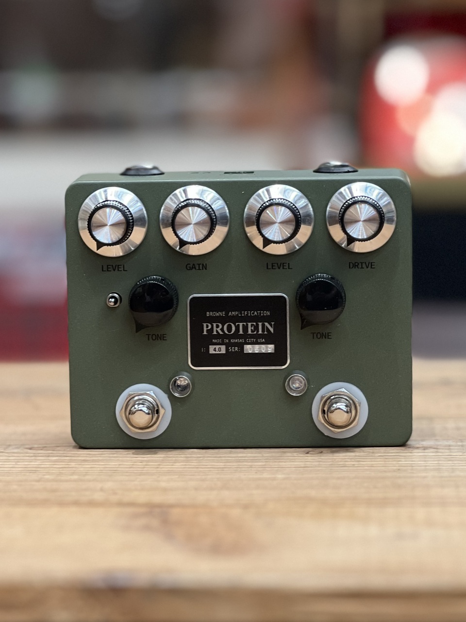 【ほぼ未使用】Browne Amplification PROTEIN V4 Protein Dual Overdrive V4 — Browne Amplification