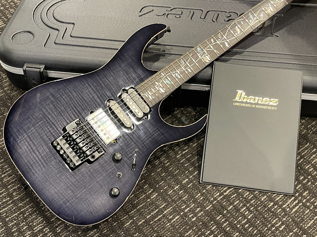 Ibanez j-Custom Axe Design Lab RG8870 Black Rutile #F2300956