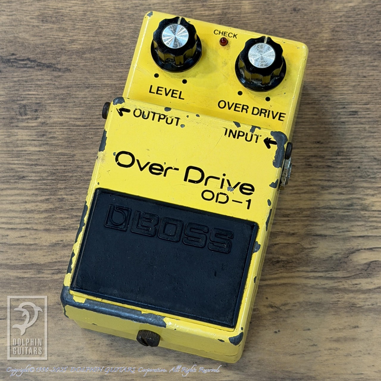 BOSS OD-1 #8200 (Raytheon RC3403ADB) 銀ネジ スケルトンスイッチ